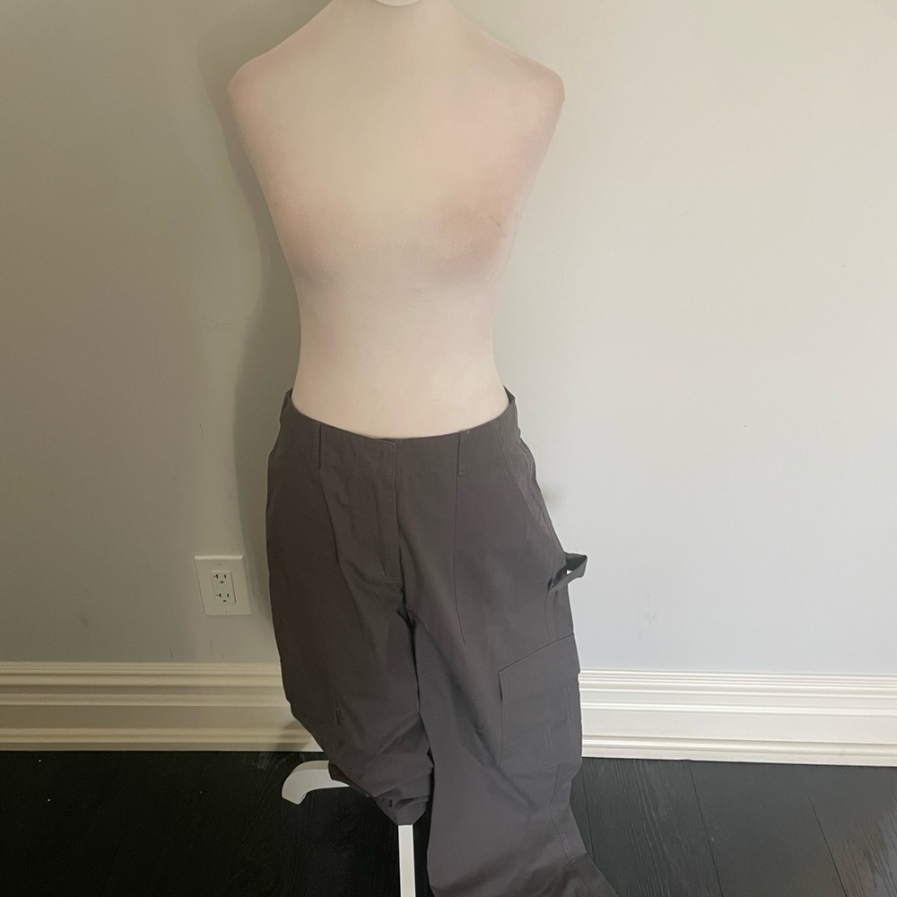 White Fox Know Your Worth Pants Charcoal